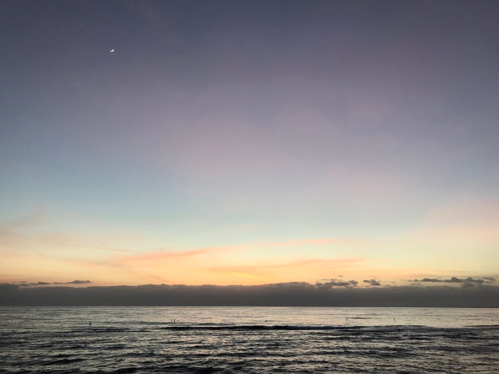 Pacific sunset